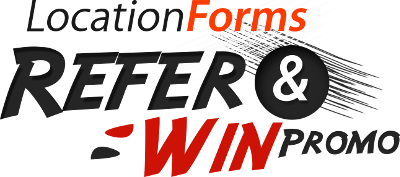 LocationForms Refer and Win Promo